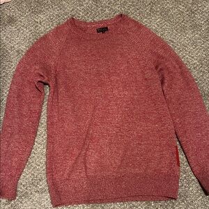 Barbour Men's Maroon Crewneck Sweater